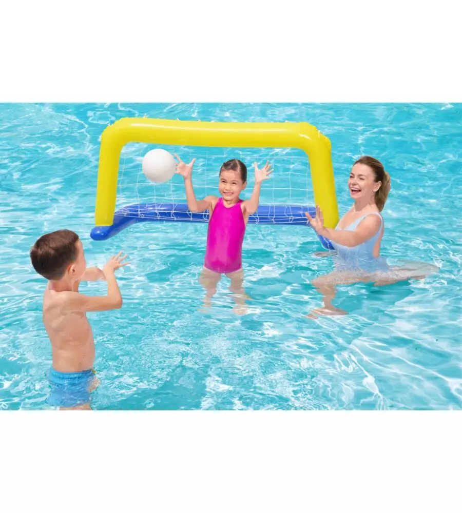 Porta gonfiabile da pallanuoto con palla bestway 142x76cm
